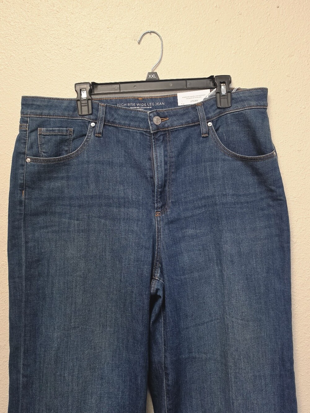 Chico's High Rise Wide Leg Jean - Picture 4 of 13